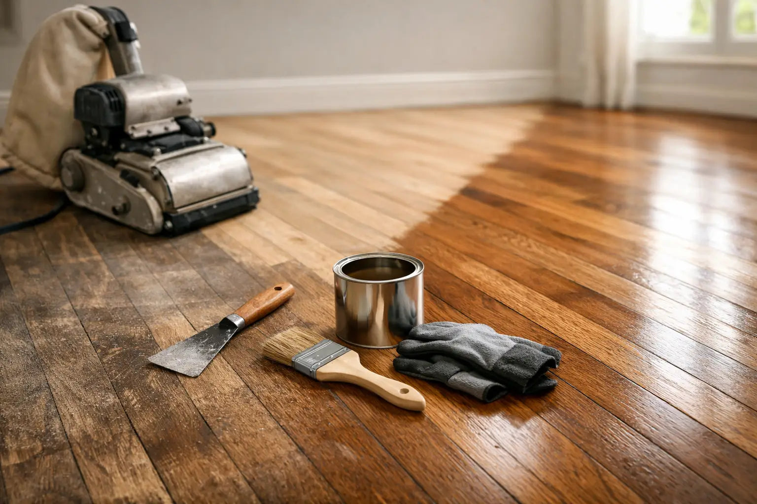 How to Refinish Worn Wood Floors Right