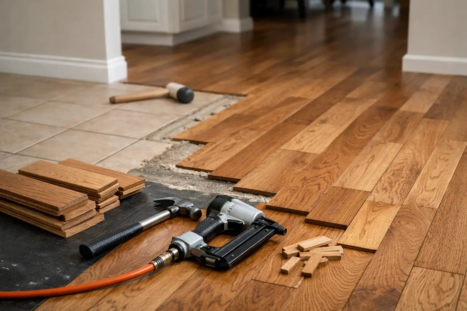 How to Add Hardwood to Existing Floor