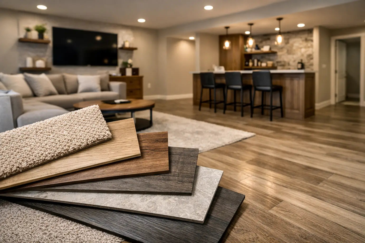 Best Flooring for Finished Basements: 6 Smart Picks