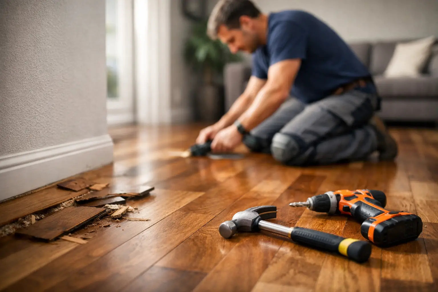 When to Call Hardwood Floor Repair Services