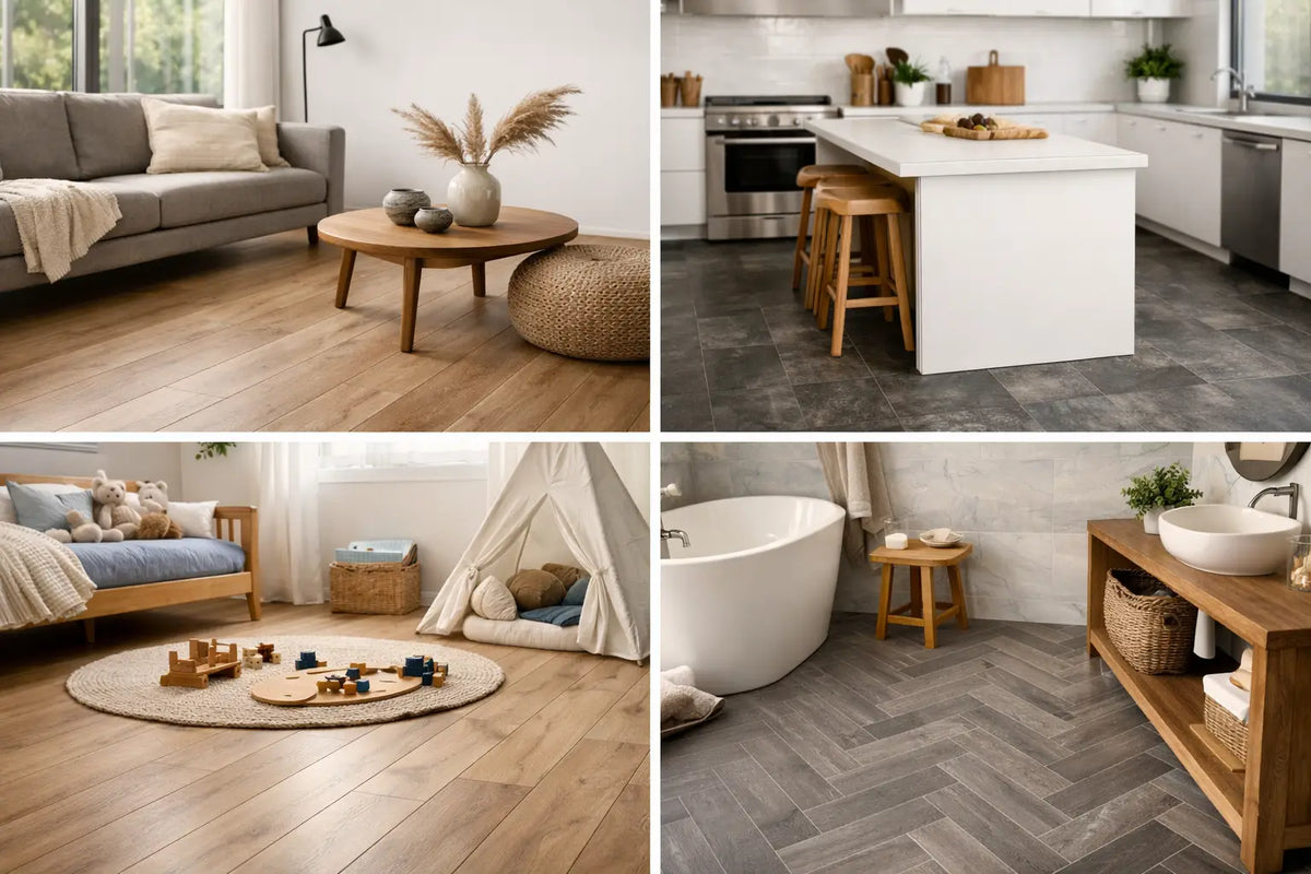 Vinyl Flooring Ideas for Every Room at Home